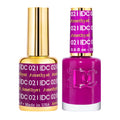 Daisy DND DC Gel Polish Set – Purple Amethyst Collection, UV/LED Gel Polish + Air Dry Lacquer, 0.5 Fl Oz Duo
