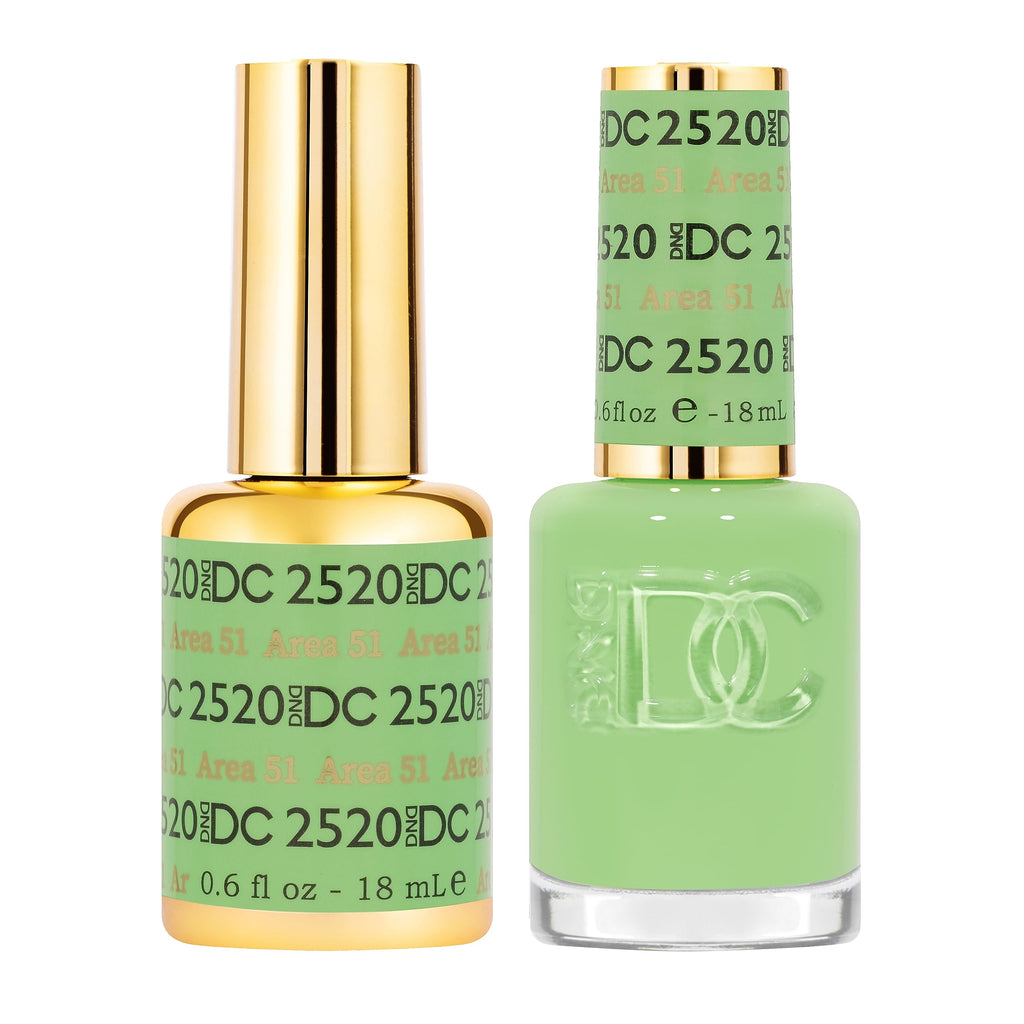 DND DC Gel Polish Set – Area 51 (Free Spirit Collection) 0.5 Fl Oz Gel + Matching Air Dry Lacquer | DAISY DND