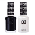 DAISY DND Gel Polish Set – Black Licorice 447 | Gel + Lacquer Duo | 0.5 oz