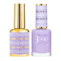 DAISY DND DC Gel Polish Set – Blue Collection, 026 Crocus Lavender, 0.5 fl oz | UV/LED Gel Polish + Air Dry Lacquer