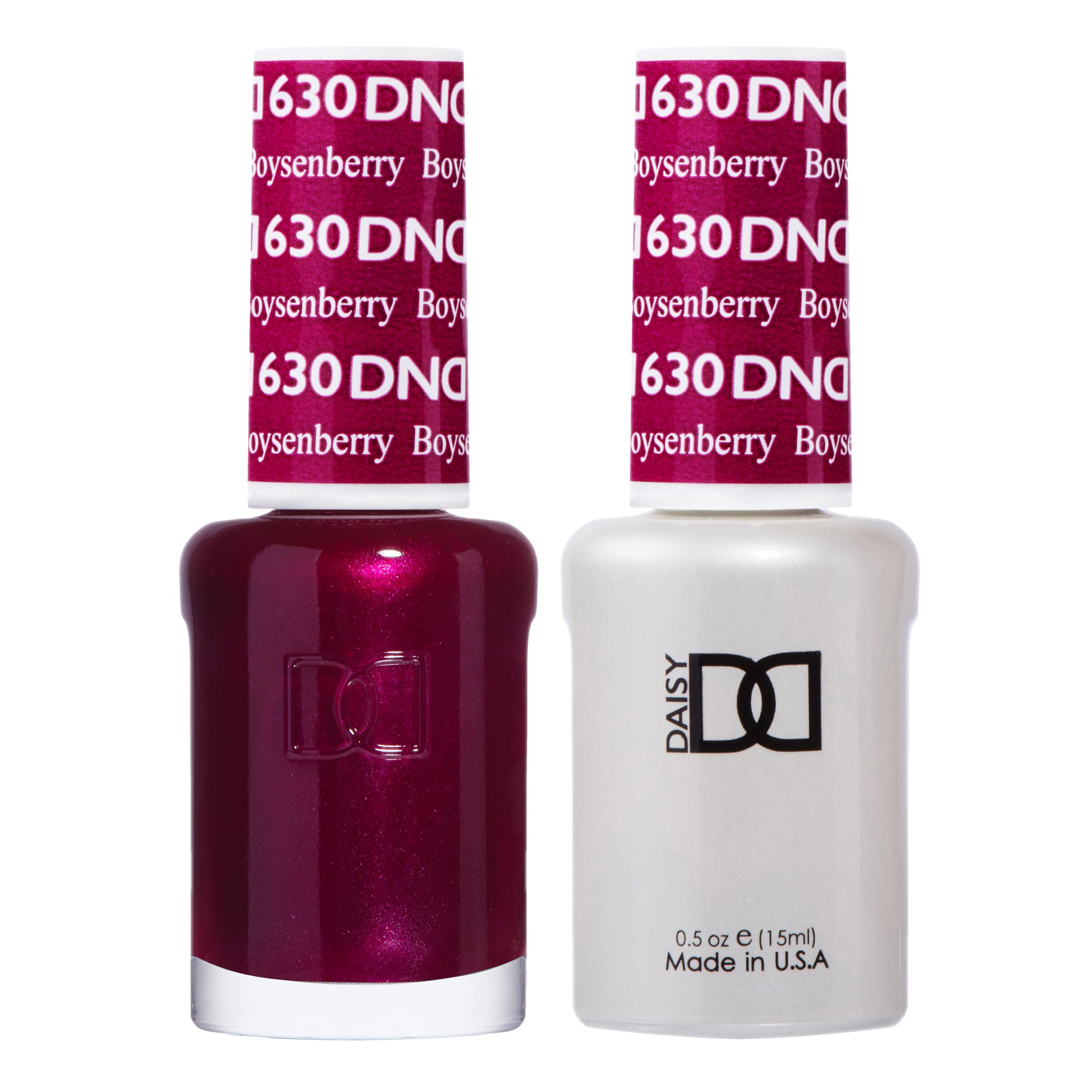 DAISY DND Gel Polish Set – Boysenberry 630 (Gel + Lacquer, 0.5 fl oz Each)