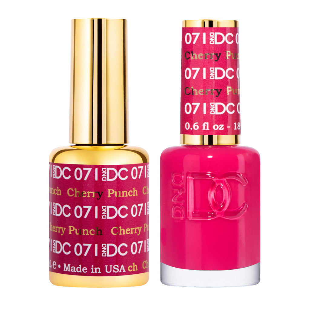 Daisy DND DC Gel Polish Set – Pink Collection, Cherry Punch, 0.5 Fl Oz Each