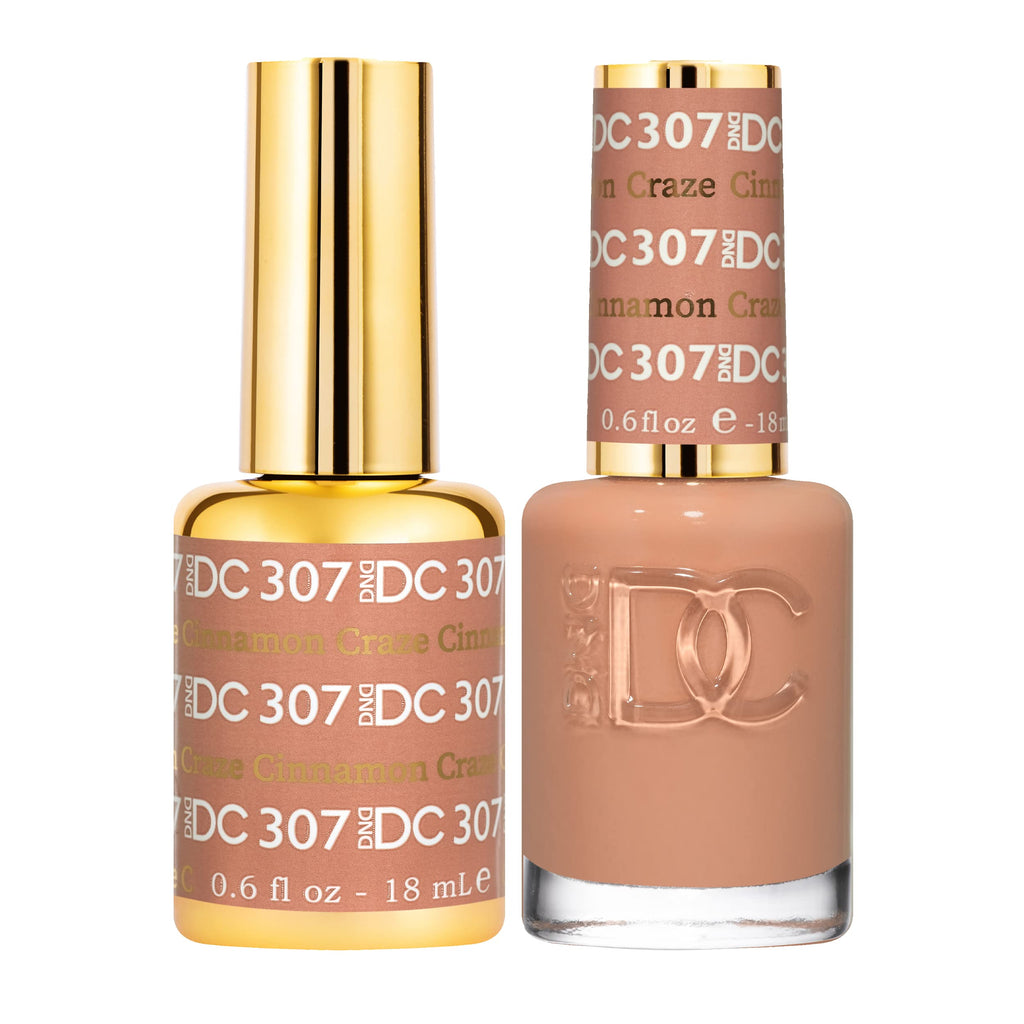 DAISY DND DC Gel Polish Set – Deep Nude Collection, Cinnamon Craze 307 (0.5 fl oz)