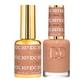 DAISY DND DC Gel Polish Set – Deep Nude Collection, Cinnamon Craze 307 (0.5 fl oz)