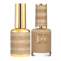 DAISY DND Gel Polish Set – Coco Butter Beige Duo (Gel Polish + Matching Lacquer), 0.5 oz Each