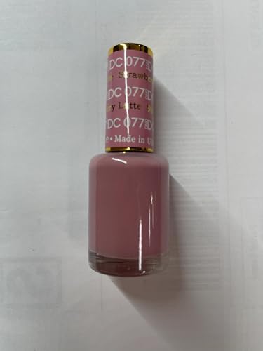 Daisy DND DC Gel Polish Set – Pink Collection Strawberry Latte | UV/LED Gel Polish & Air-Dry Lacquer Duo