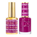 DAISY DND DC Gel Polish Set – Purple Collection, UV/LED Gel + Air Dry Lacquer, Matching Chip-Free Duo (049 Dazzle Zone, 0.5 fl oz each)