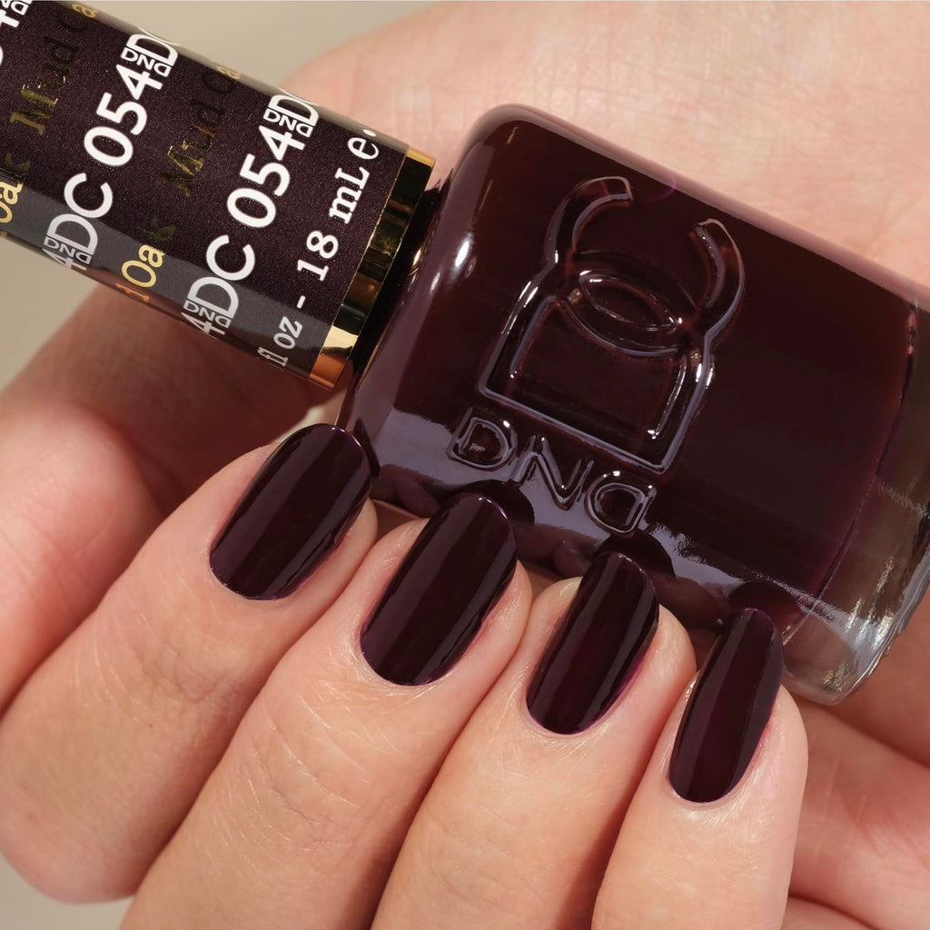 DAISY DND DC Gel Polish Set – Mud Oak Brown Collection, Chip-Free Duo (0.5 oz each)