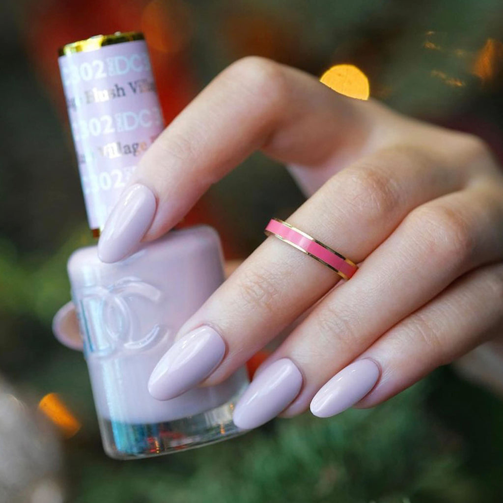 DAISY DND DC Gel Polish Set – Beige Nude Collection (Blush Village 302) – Gel + Lacquer Duo
