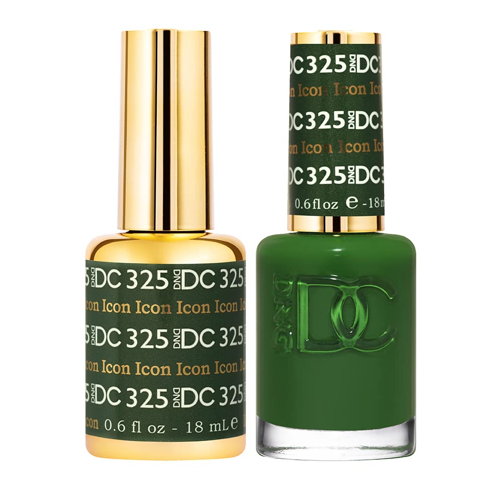 DAISY DND DC Gel Polish Set – Green Collection 326 Nightrider (Gel + Lacquer Duo)