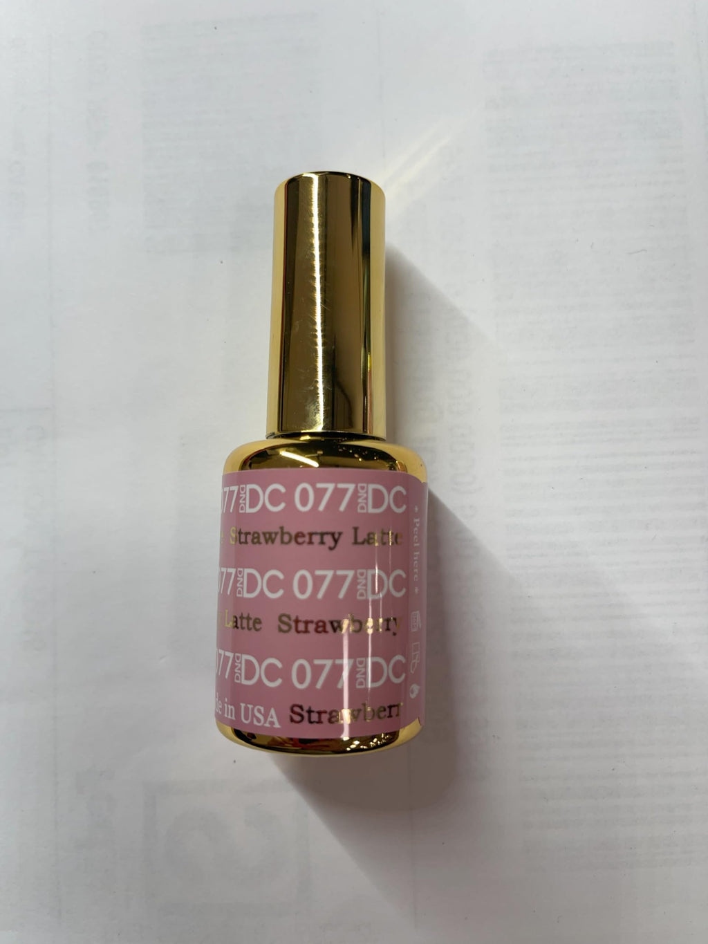 Daisy DND DC Gel Polish Set – Pink Collection Strawberry Latte | UV/LED Gel Polish & Air-Dry Lacquer Duo