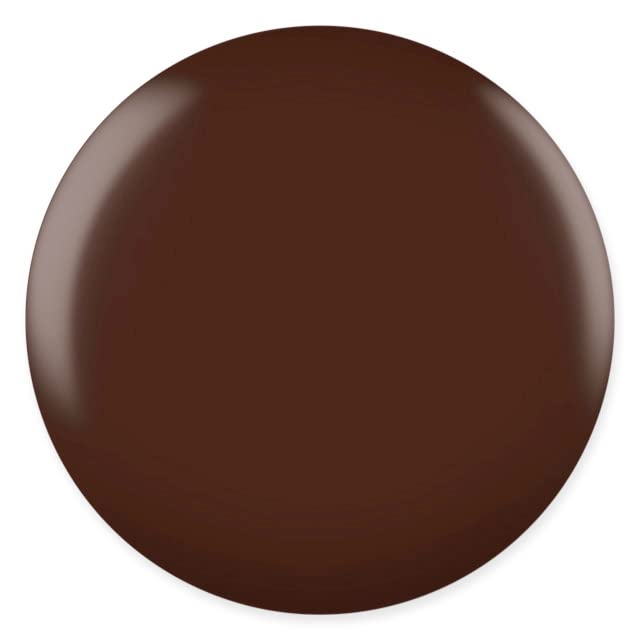 DAISY DND DND DC Gel Polish Set – Brown Collection 053 Spiced Brown, UV/LED Gel + Air-Dry Lacquer Duo