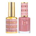 DAISY DND DC Gel Polish Set – Deep Nude Light Fawn 093 Gel + Lacquer Duo (0.5oz)