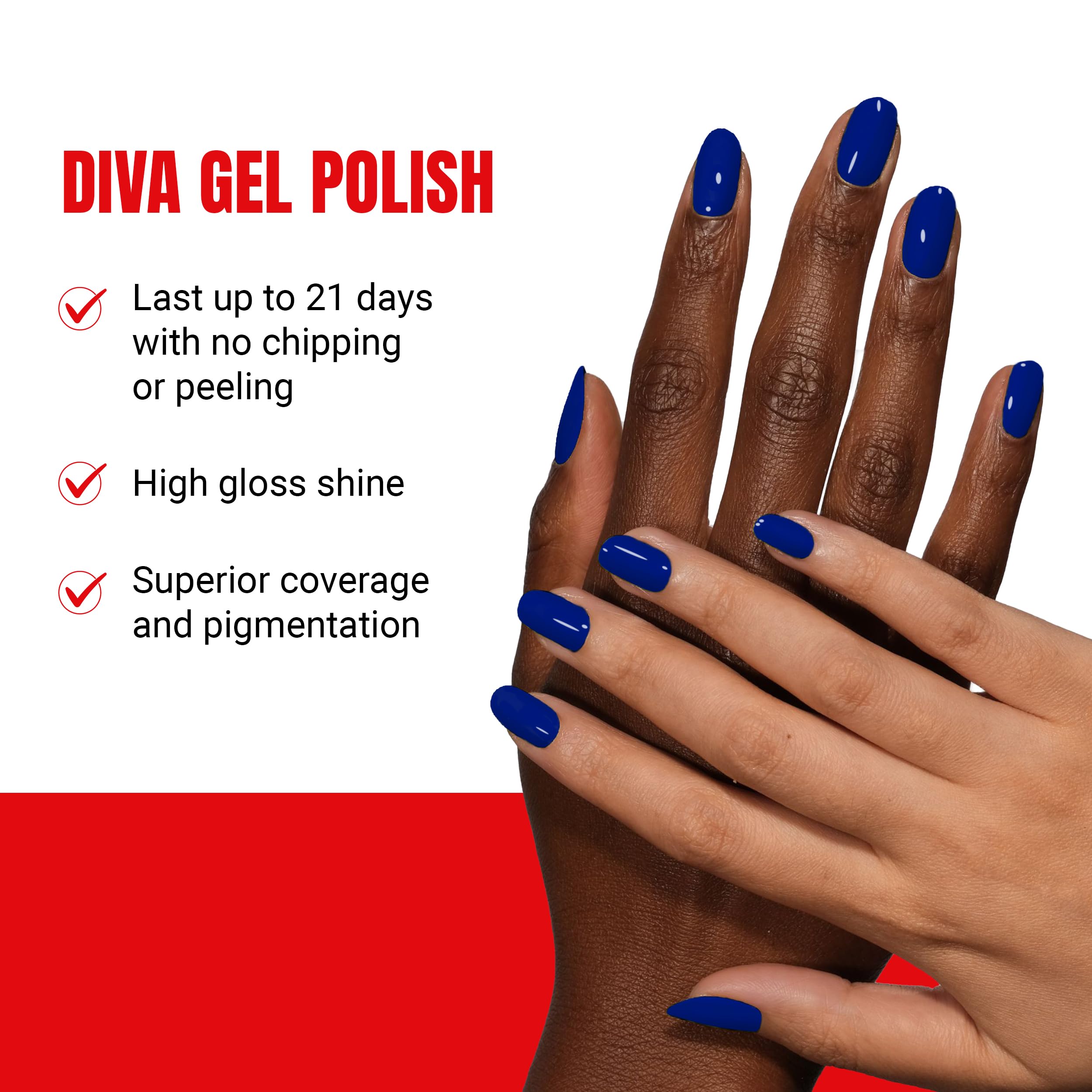 Daisy DND Diva Gel Polish Set – Call Me Your Highness Duo (0.5 fl oz) | First Class Collection