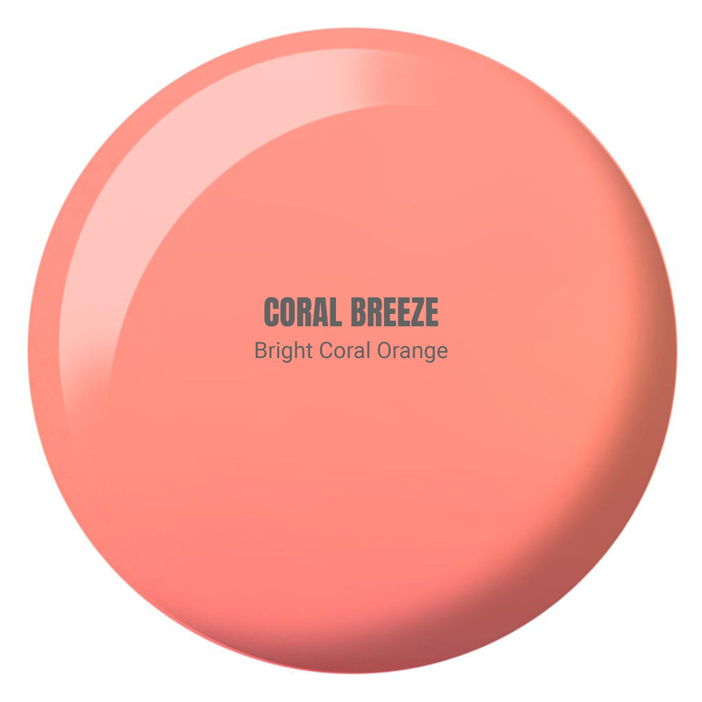 DAISY DND Diva Gel Polish Set – Coral Breeze First Class Collection, 0.5 Fl Oz x2