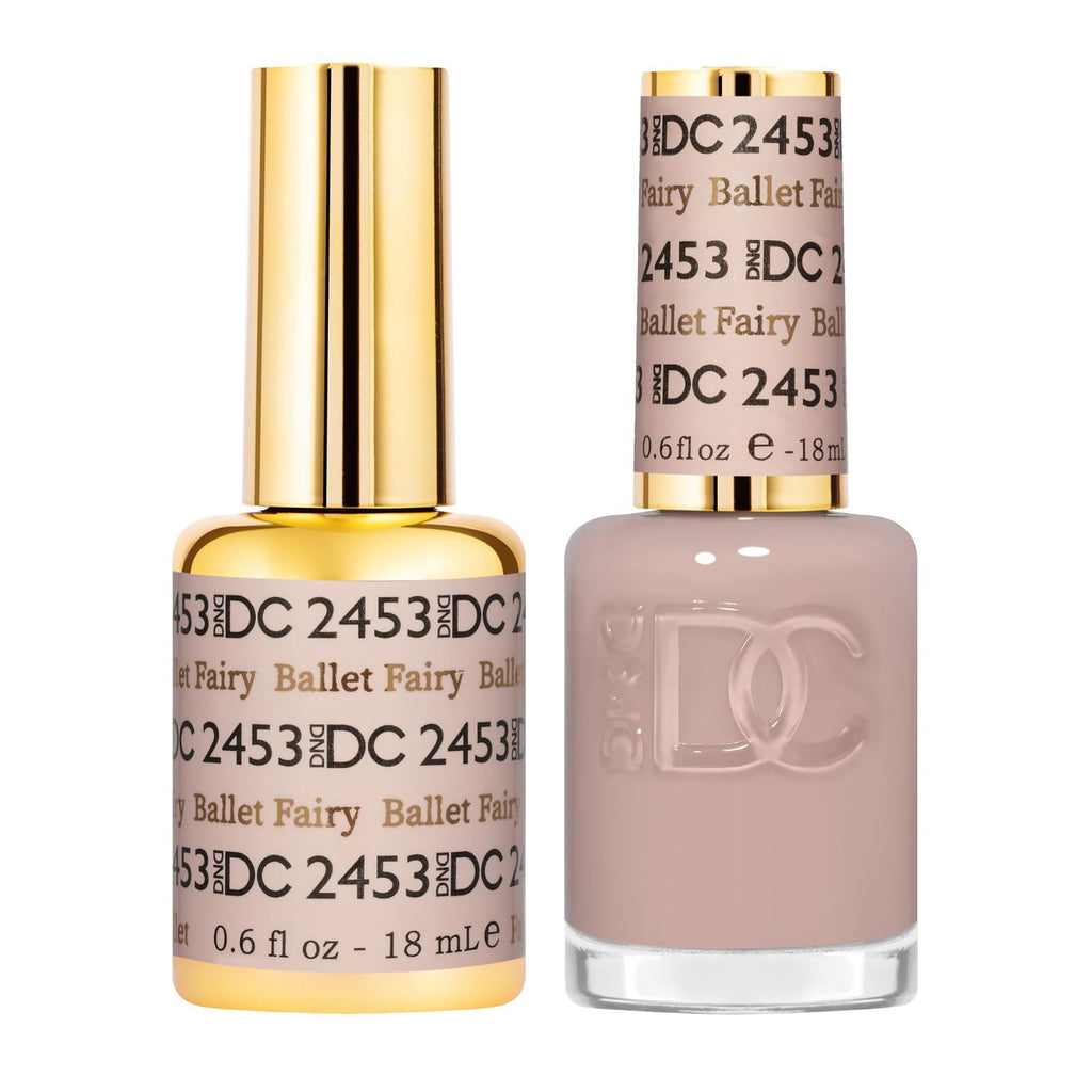 DAISY DND DND DC Gel Polish Set Ballet Fairy 2453 – Sheer Gel Polish and Air Dry Lacquer