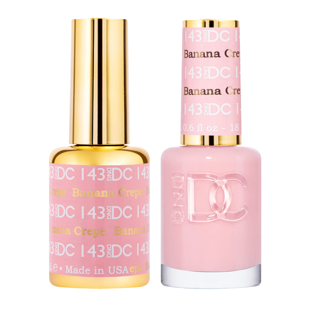 DAISY DND DC Gel Polish Set – Orange Collection, UV/LED GelPolish & Air-Dry Lacquer, 0.5 fl oz Each