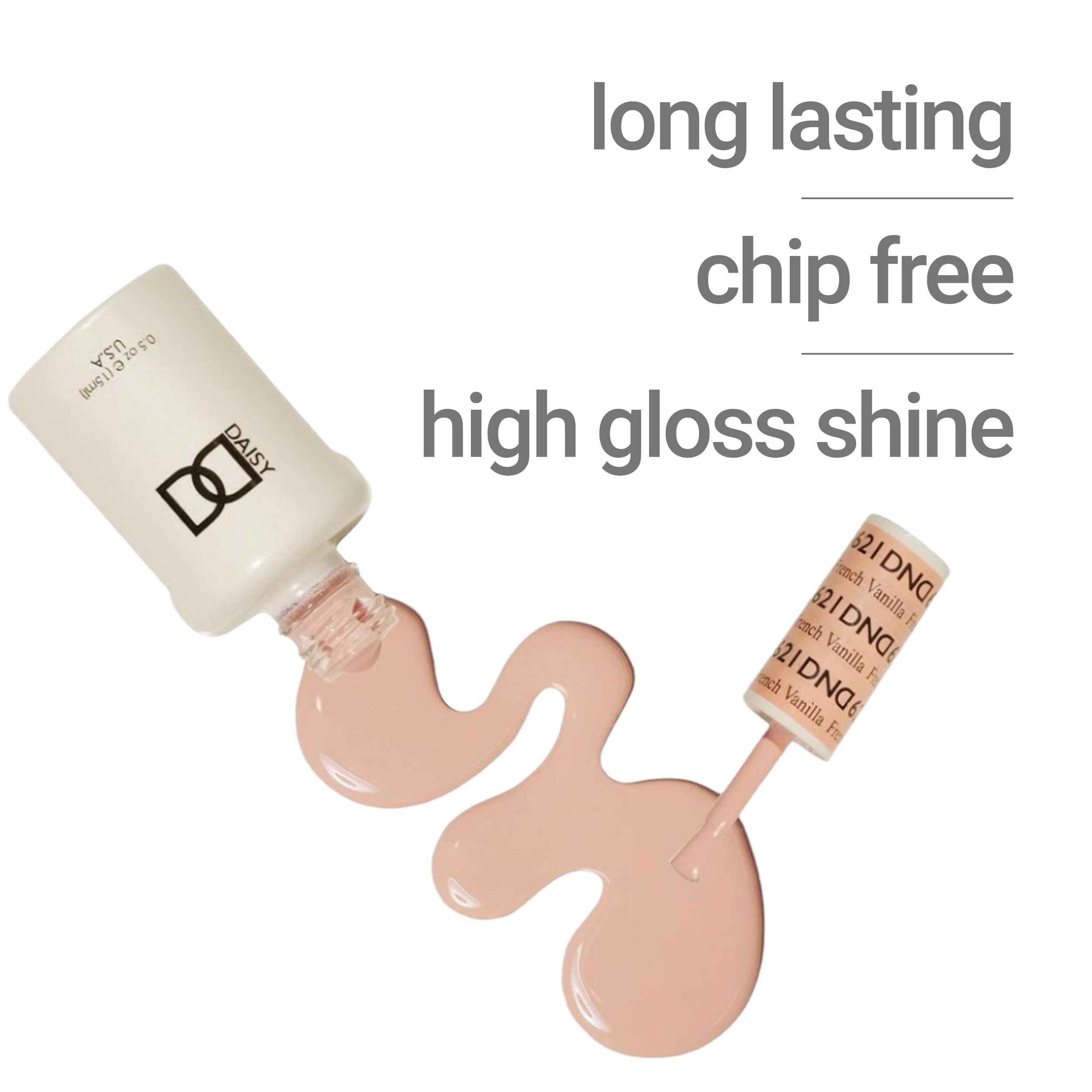 DAISY DND Gel Polish Set – Holiday Pomegranate #773 (Gel + Lacquer), 0.5 fl oz
