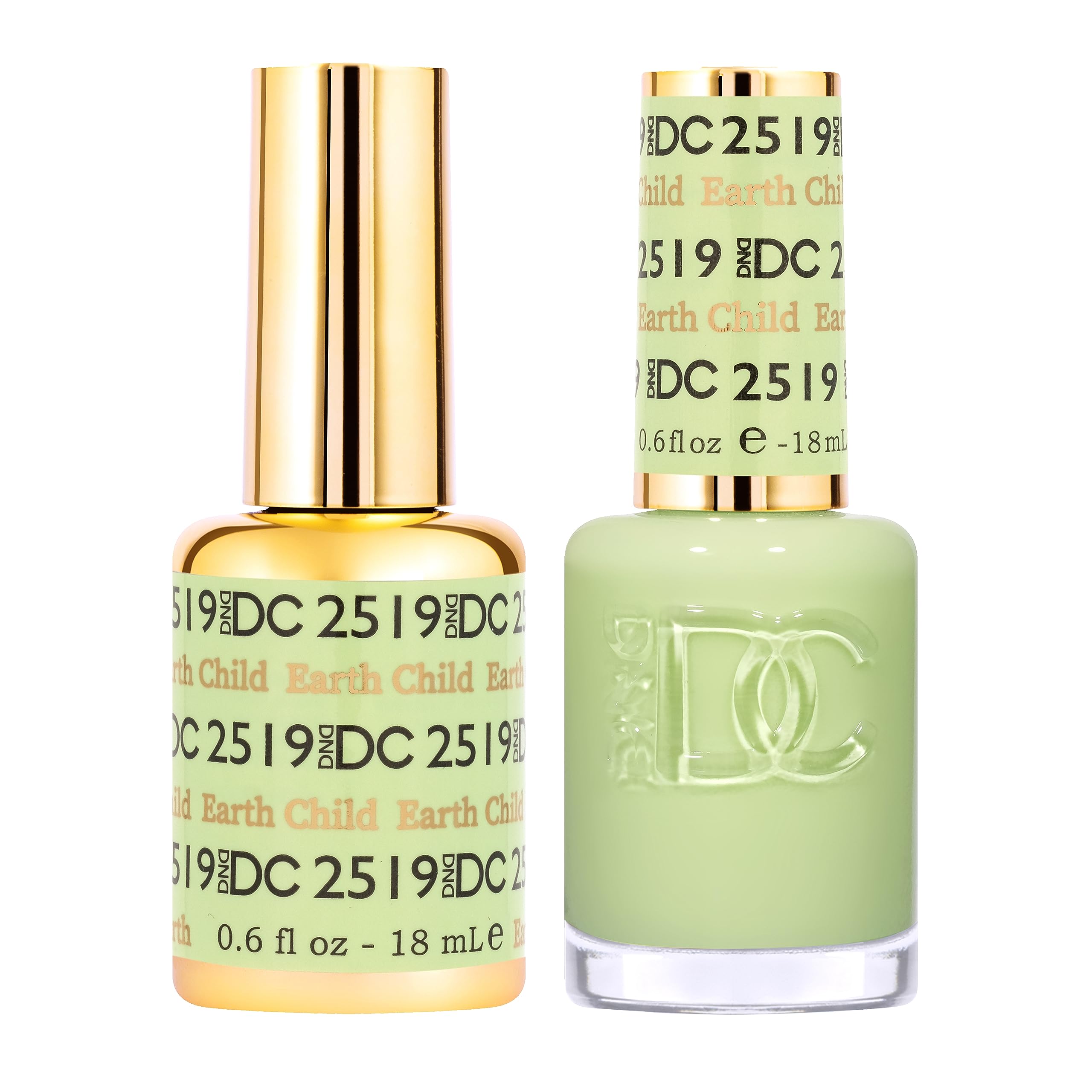 DAISY DND DC Gel Polish Set – Free Spirit Collection, Earth Child 2519, 0.5 Fl Oz each