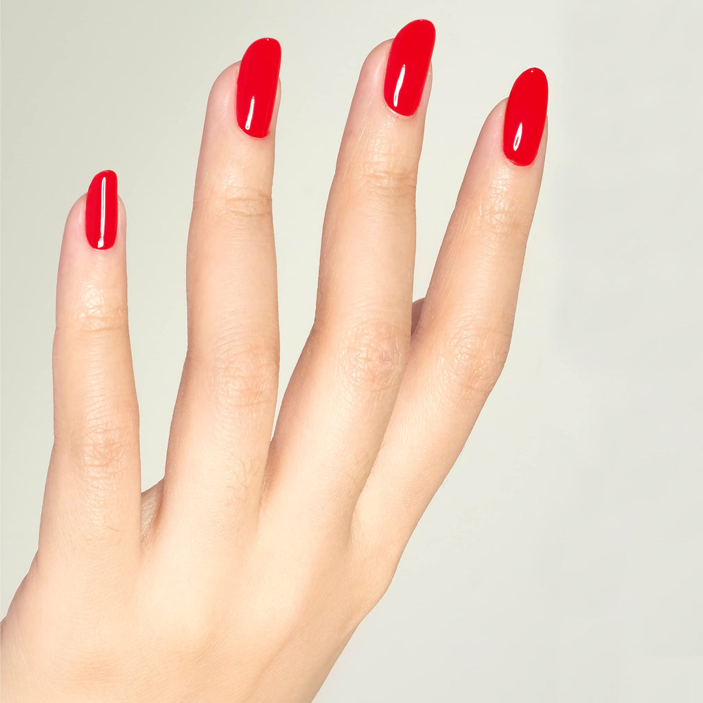 DAISY DND Gel Polish Set – Ferrari Red #430, 0.5 fl oz Duo (Gel Polish + Lacquer)