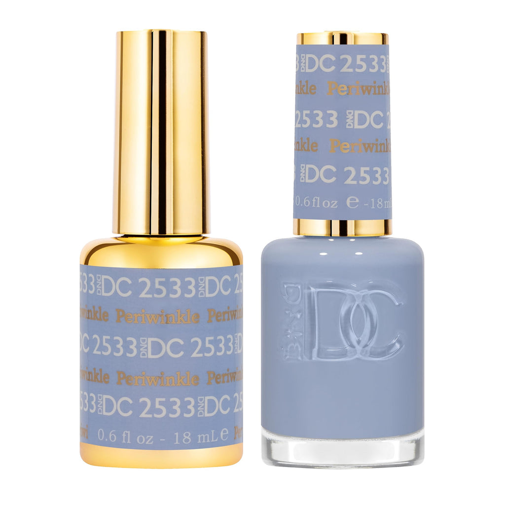 DAISY DND DND DC Gel Polish Set – Free Spirit Collection, Periwinkle 2533 (0.5 fl oz)