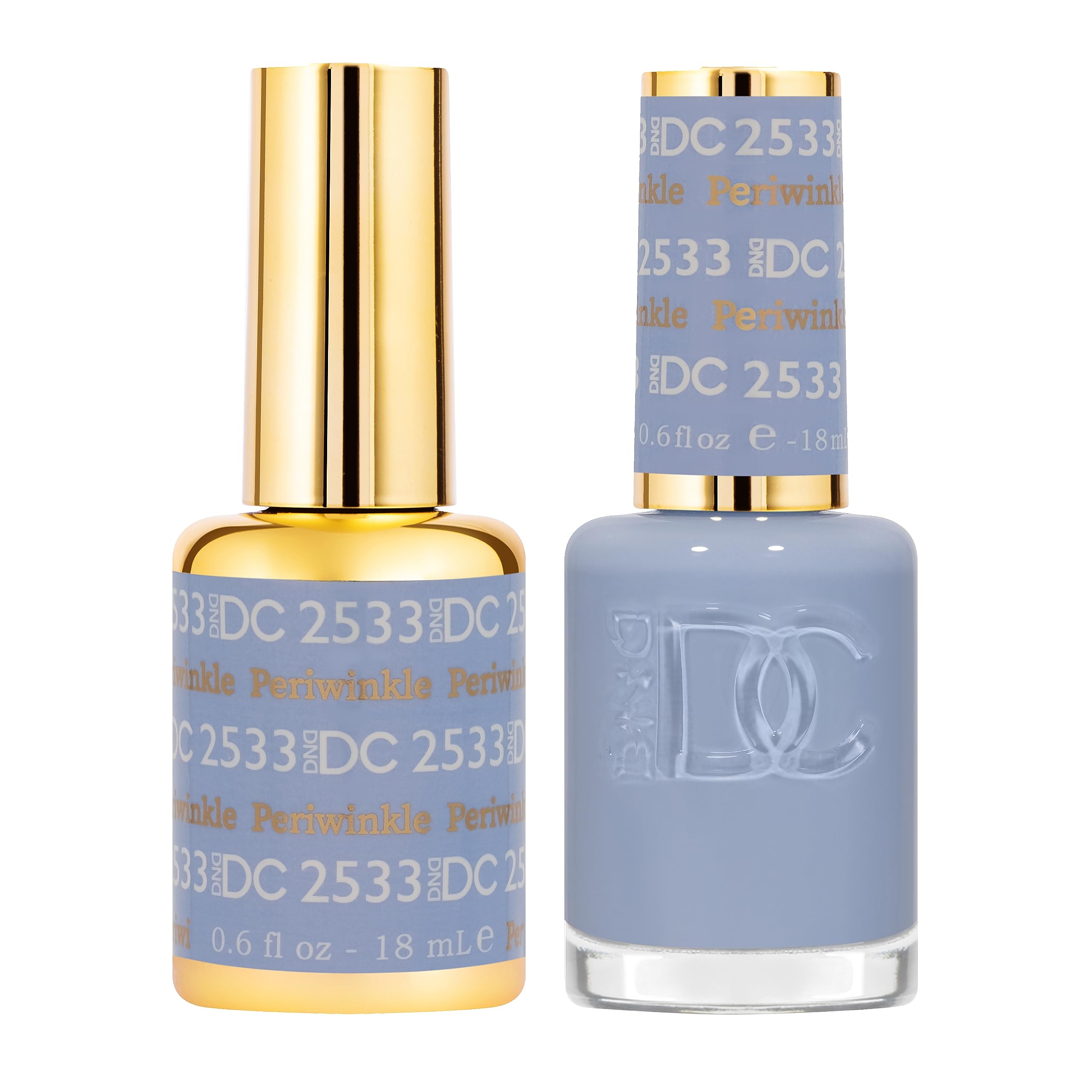 DAISY DND DND DC Gel Polish Set – Free Spirit Collection, Periwinkle 2533 (0.5 fl oz)