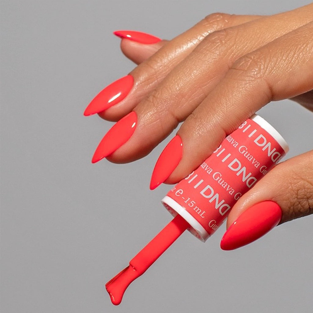 Daisy DND Gel Polish Set – Orange Collection Guava 811 | UV/LED Duo, 0.5 Fl Oz