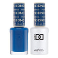 DAISY DND Gel Polish Set – Blue Collection 733 Heartbreak, 0.5 Fl Oz Gel + Lacquer Duo