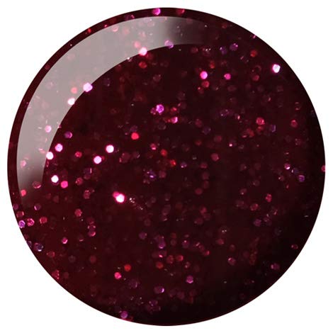 DAISY DND Gel Polish Set – Purple Collection, Metallica Plum #768, Gel Polish + Matching Lacquer, 0.5 fl oz