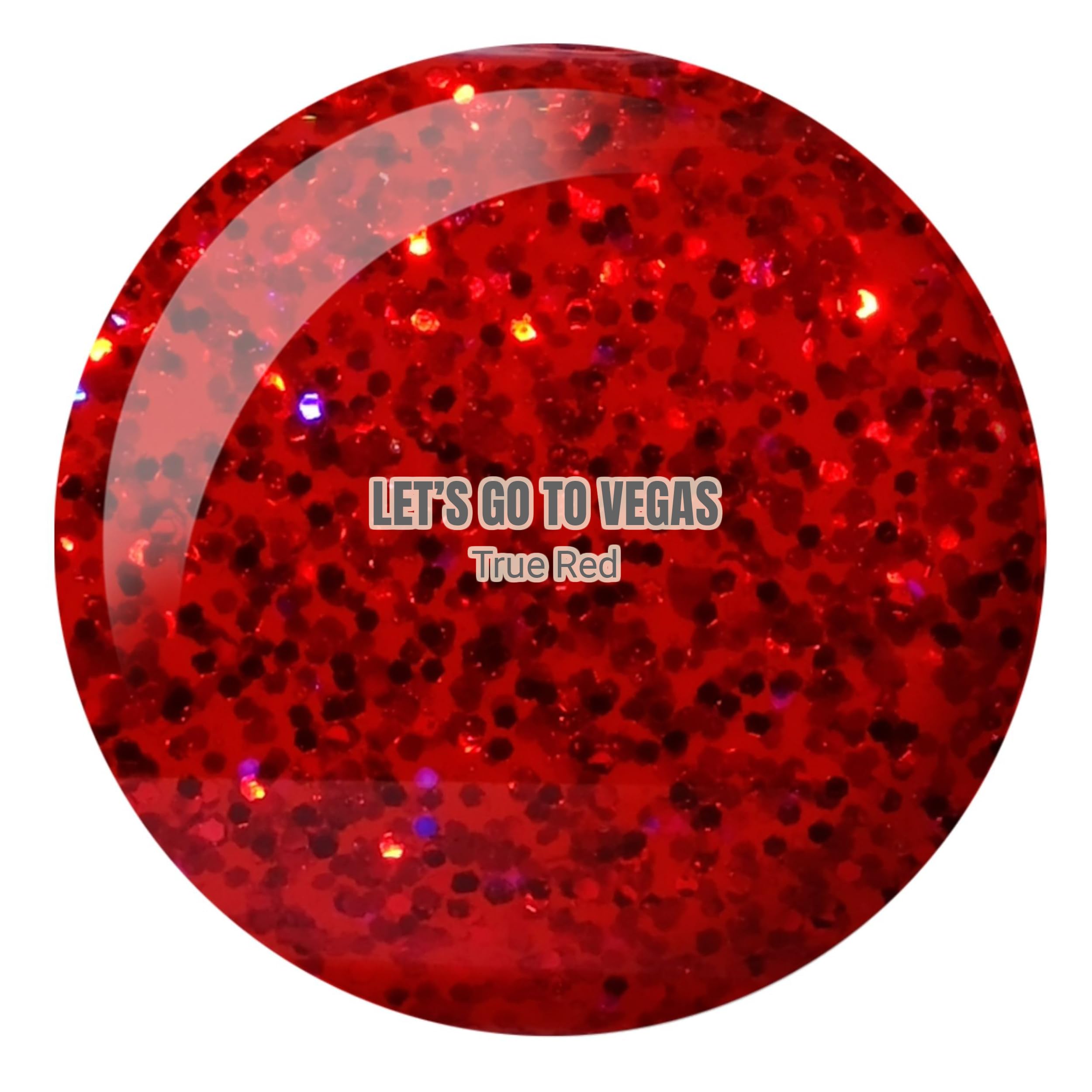 DAISY DND Gel Diva Polish Set – Mirrorball Collection | Red 031 Let’s Go To Vegas | Gel + Air Dry Duo, 0.5 Fl Oz Each