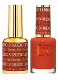 DAISY DND DC Gel Polish Set – Orange Collection | UV/LED Gel Polish & Air-Dry Lacquer Duo, 0.5 fl oz Each