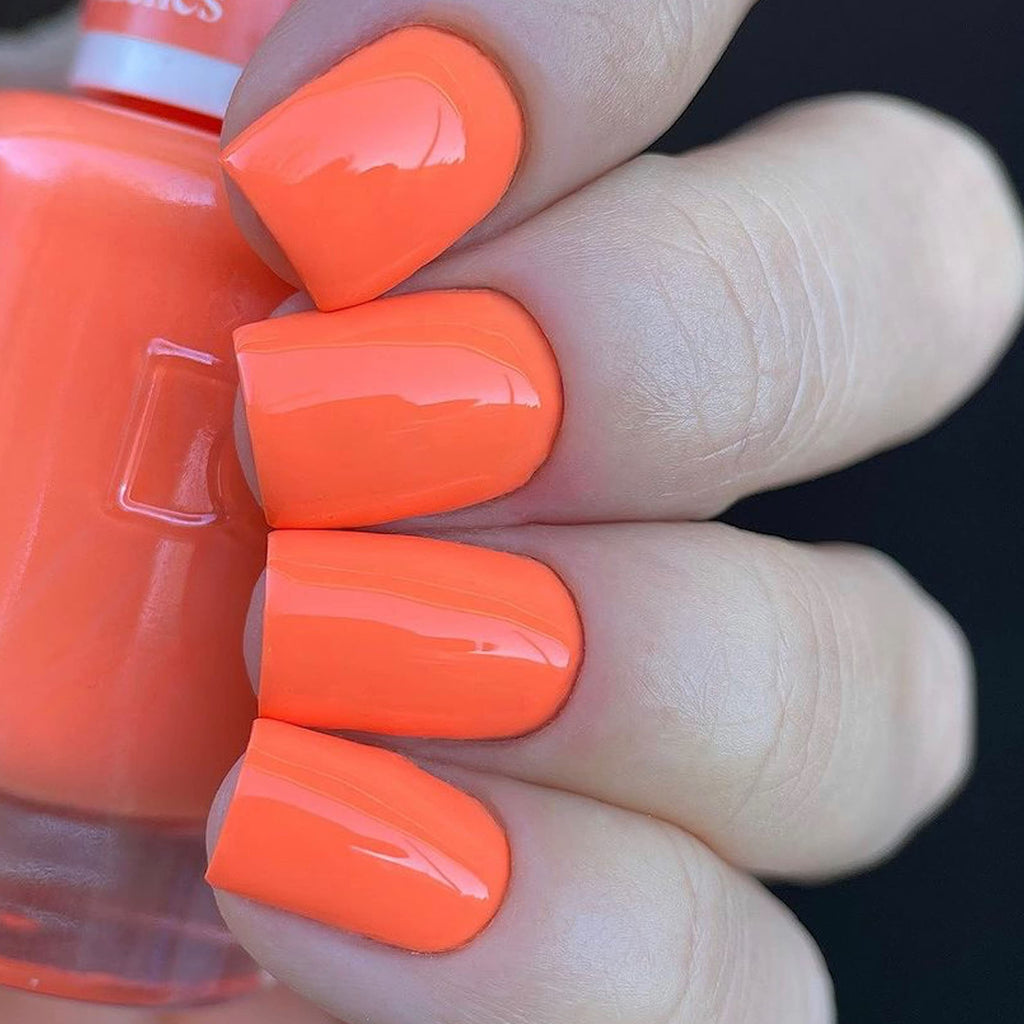 Daisy DND Gel Polish Set – Orange Collection, Peaches n Cream #805, 0.5 fl oz Gel & Lacquer Duo