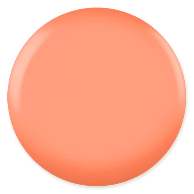 Daisy DND Gel Polish Set – Pure Cantaloupe 655 Orange Collection | Gel Polish + Nail Lacquer Duo 0.5 fl oz