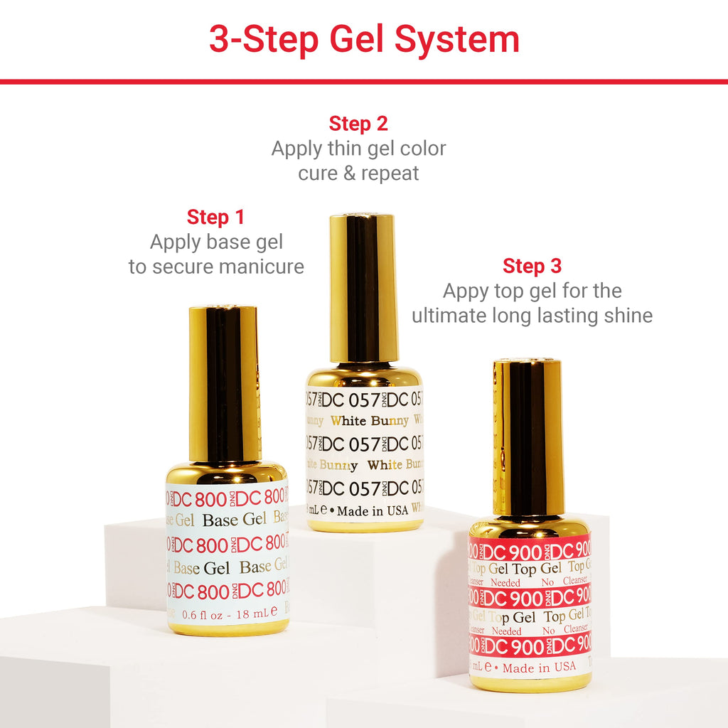 Daisy DND DC Gel Polish Set – Pink Collection, Cherry Punch, 0.5 Fl Oz Each