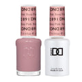 DAISY DND Gel Polish Set – Rosy Pink 891 Sheer Collection (Gel + Lacquer Duo) 0.5 fl oz