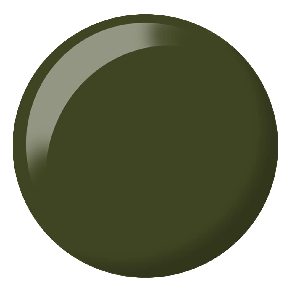 DAISY DND DND DC Gel Polish Set – Green Safari 324, Gel & Lacquer Duo, 0.5 Fl Oz Each