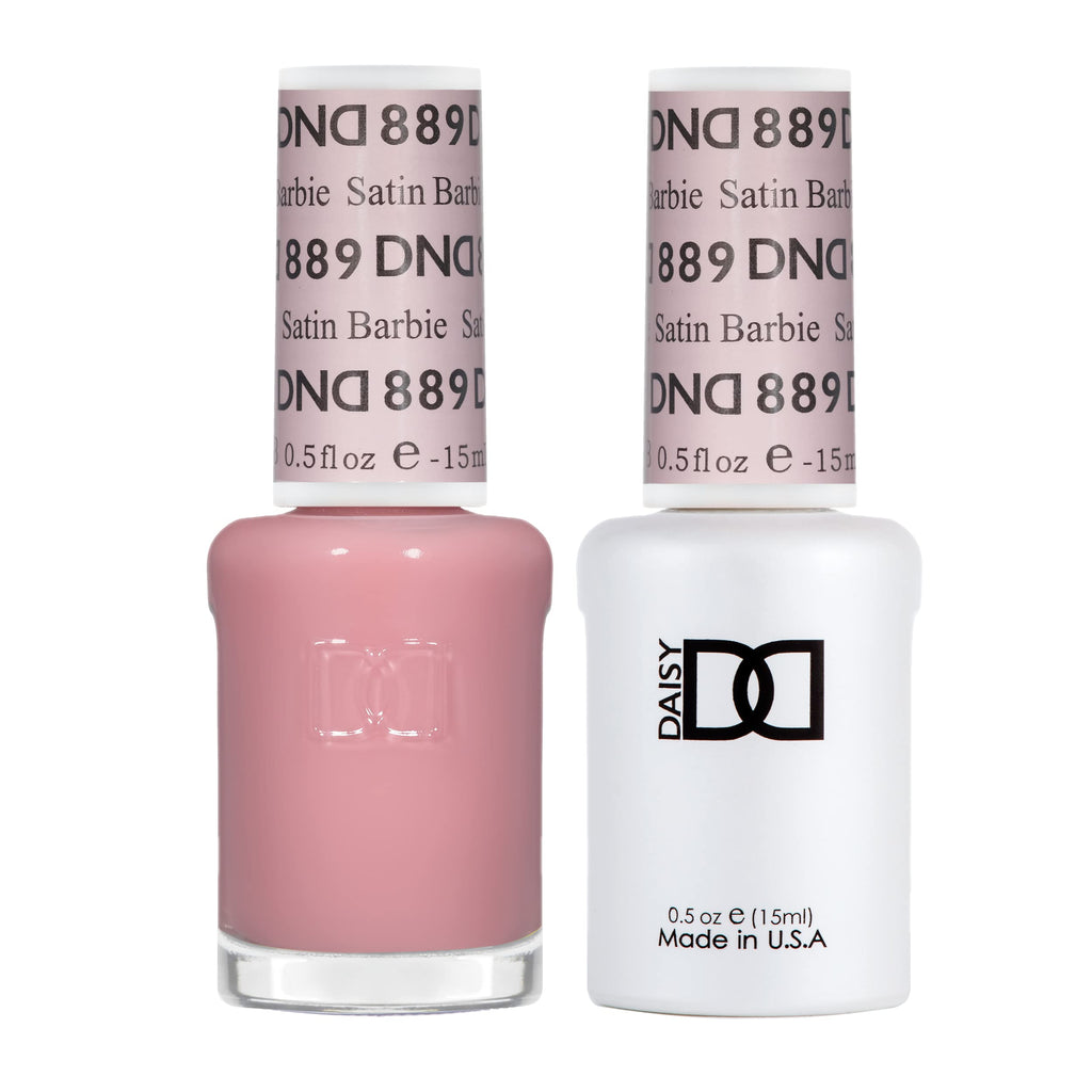 Daisy DND Gel Polish Set Satin 889 – Sheer Duo Pack (Gel + Lacquer) | UV/LED
