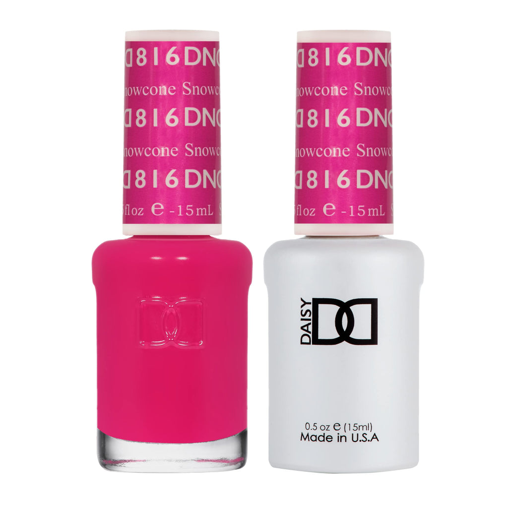 Daisy DND Gel Polish Set – Pink Collection Snowcone 816 (0.5 Fl Oz) Duo