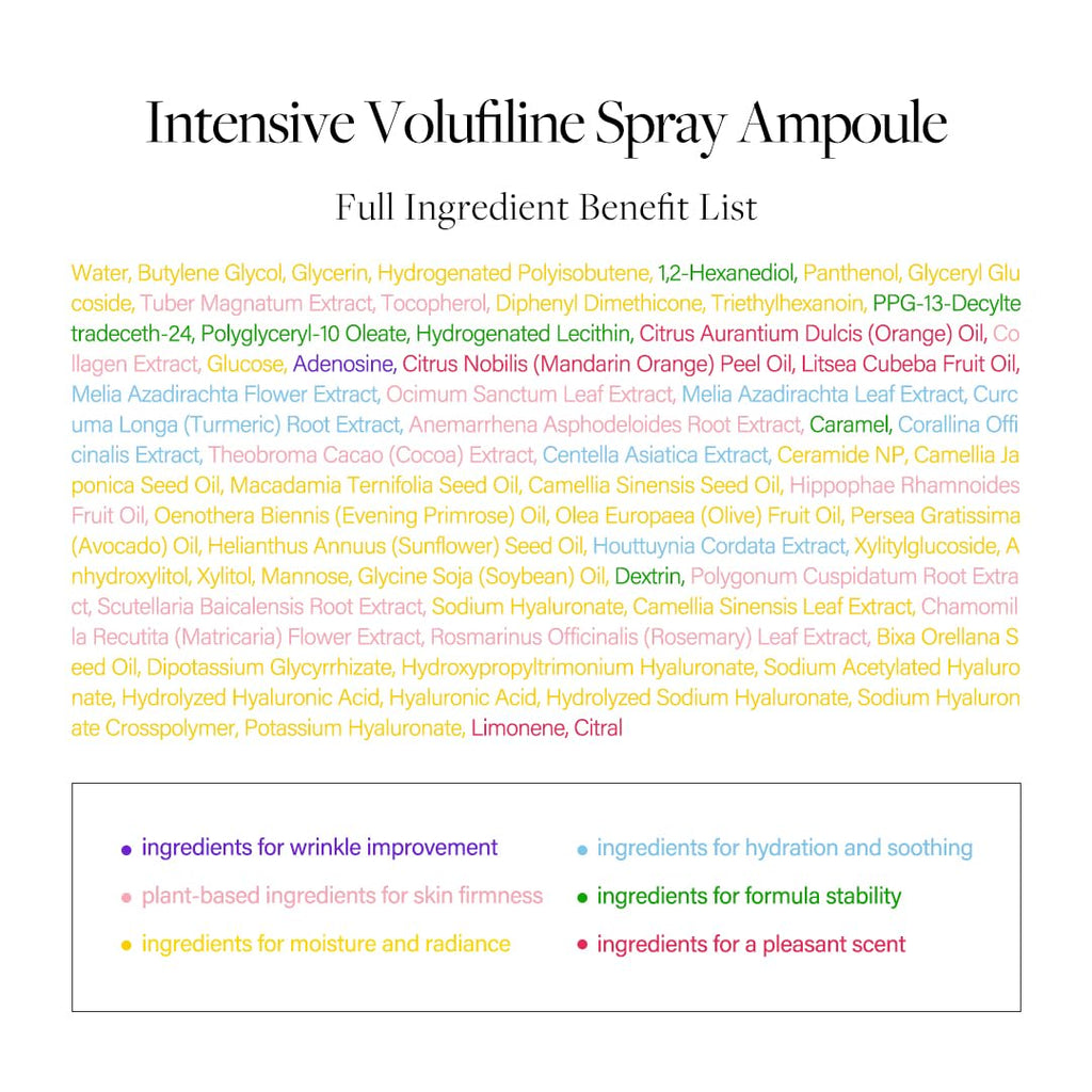 d'alba Piedmont Intensive Vegan Volufiline Spray Ampoule – Skin Firming & Elasticity (50,000ppm)