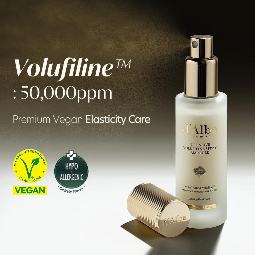 d'alba Piedmont Intensive Vegan Volufiline Spray Ampoule – Skin Firming & Elasticity (50,000ppm)