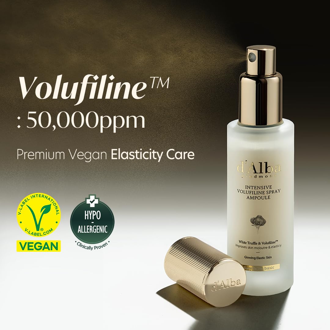 d'alba Piedmont Intensive Vegan Volufiline Spray Ampoule – Skin Firming & Elasticity (50,000ppm)