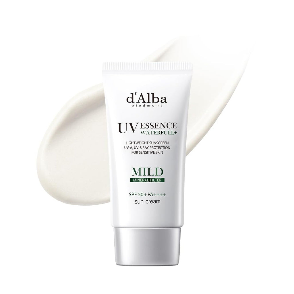 d'alba Piedmont Truffle Waterfull Sunscreen SPF58 PA++++ | Vegan Mineral, Gentle Finish