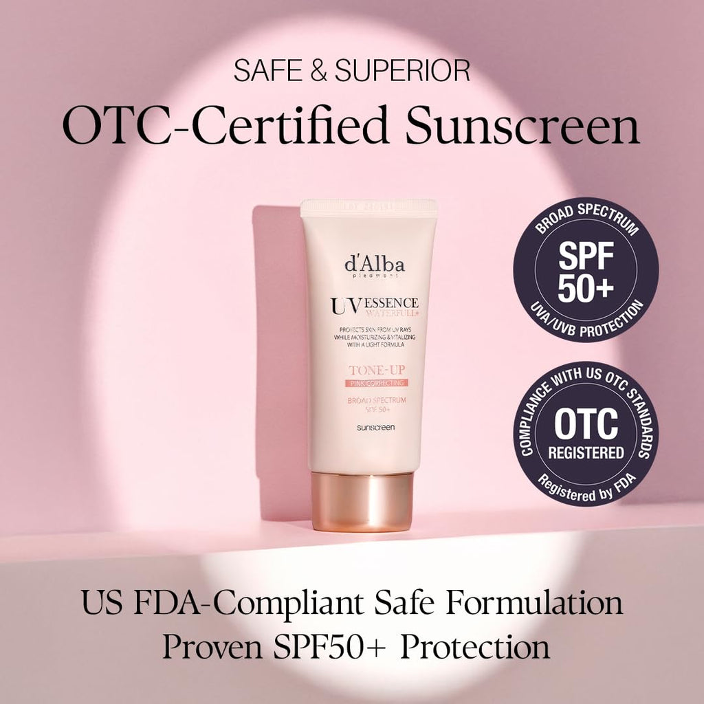 Waterfull Tone-Up Sunscreen Serum SPF 50+ by d'alba Piedmont – All Skin Tones