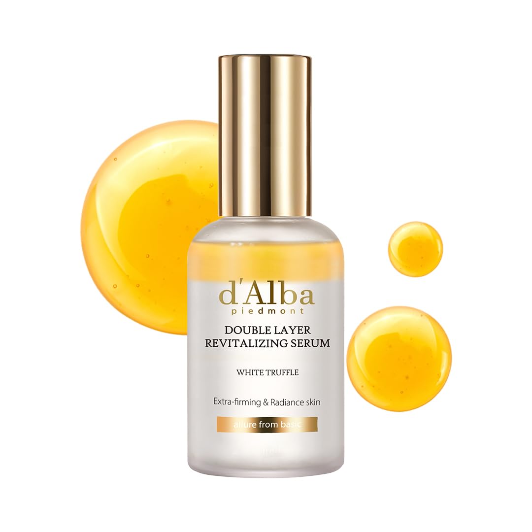 d'alba Piedmont White Truffle Double Layer Revitalizing Serum — 100hr Hydration, Hyaluronic Acid & Centella