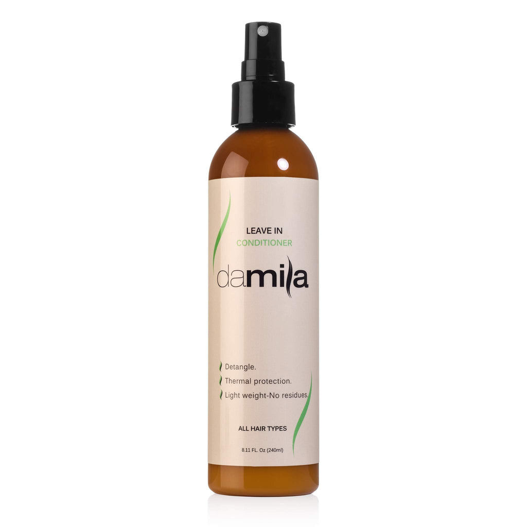 damila Keratin Leave-In Conditioner Spray for Fine, Dry, Damaged & Curly Hair | Detangles & Heat Protection