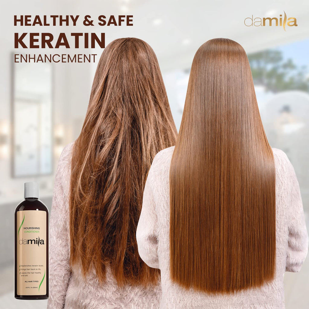 Damila Nourishing Conditioner with Keratin & Aloe Vera — Hydration for Damaged Hair