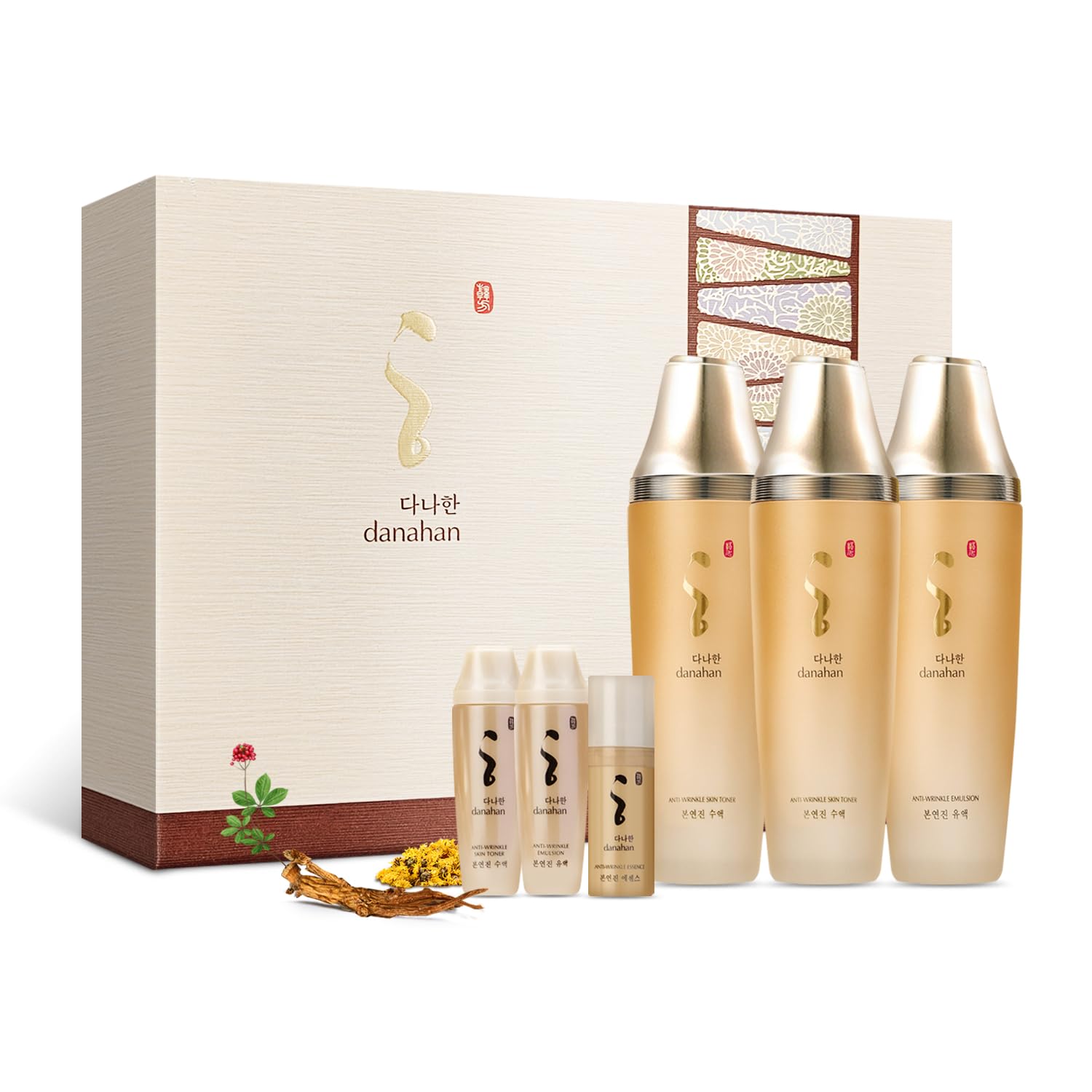Danahan Bon Yoen Jin Skin Care 2pcs Special Set – Toner & Emulsion, 160ml Each
