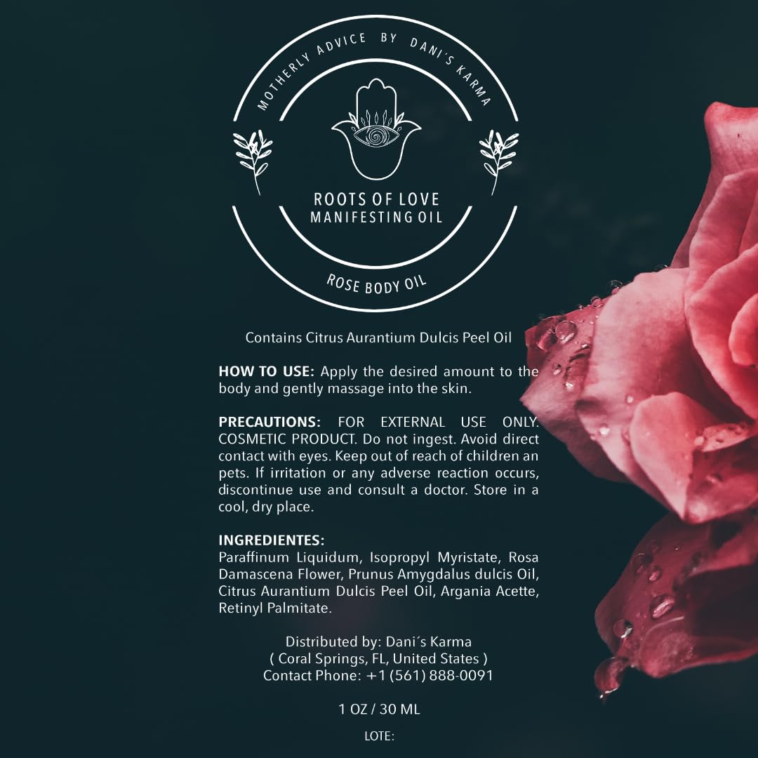 Dani's Karma Motherly Advice: Roots of Love Manifesting Oil