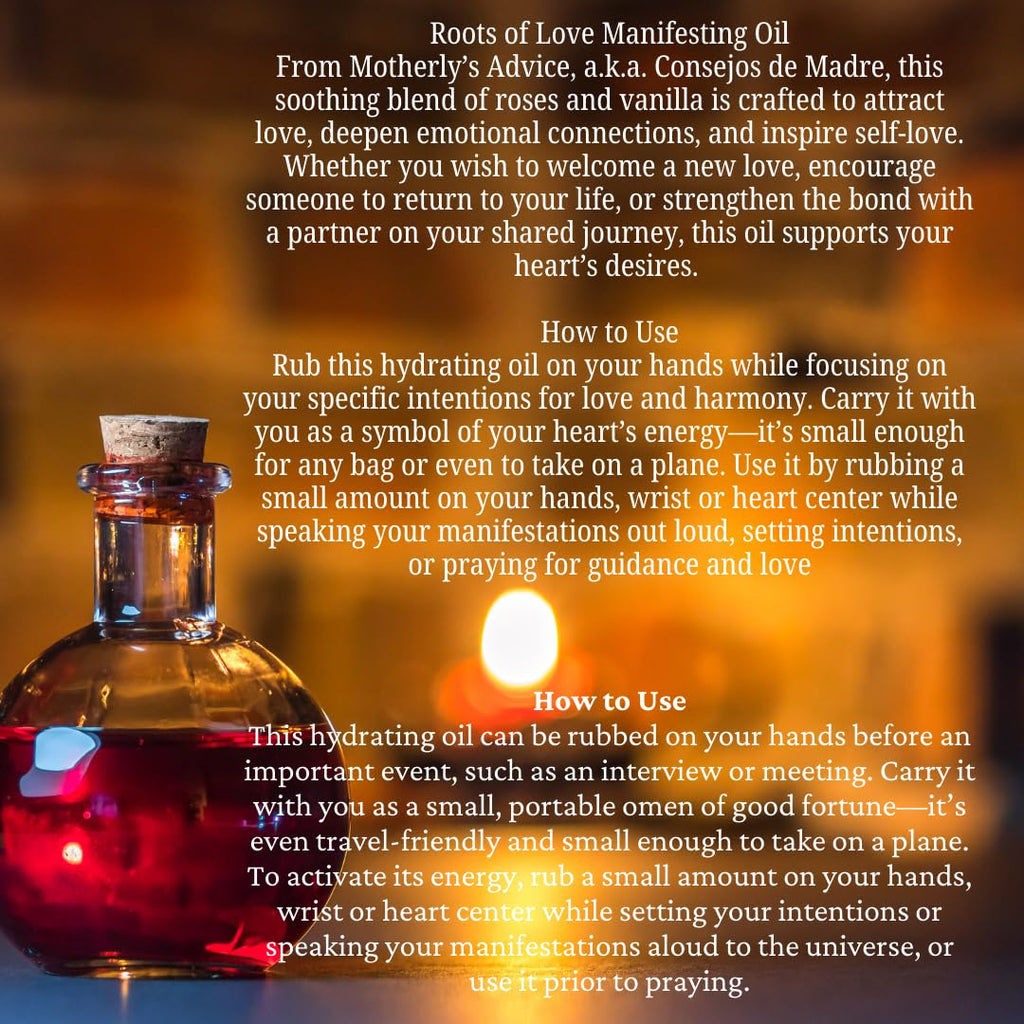 Dani's Karma Motherly Advice: Roots of Love Manifesting Oil