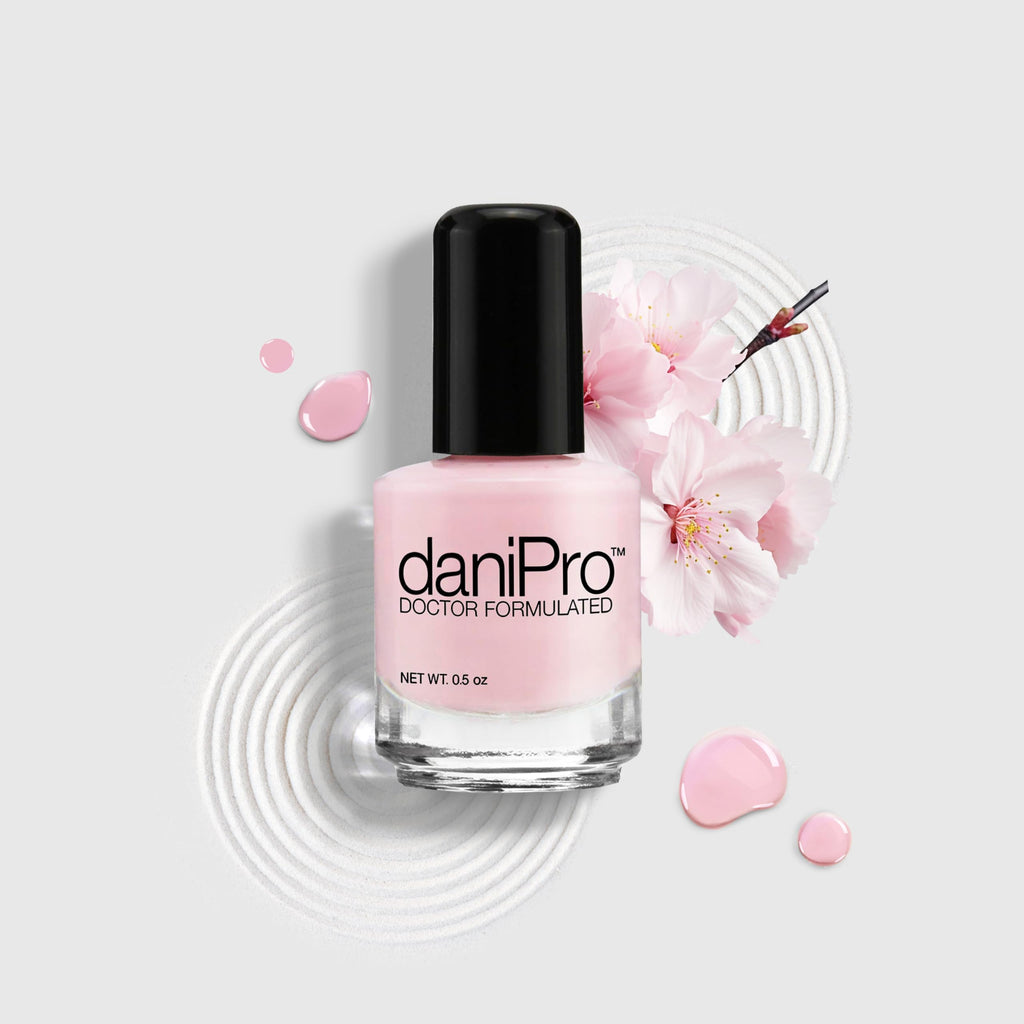daniPro Love is All Pink Nail Polish – 0.5 oz with Biotin & Vitamins A & E | Vegan, 10-Free, USA Made